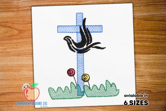 Christian Cross with Dove Quick Stitch: A Symbol of Faith and Craft
