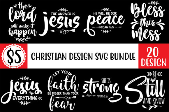 Christian Design SVG Bundle for Creators