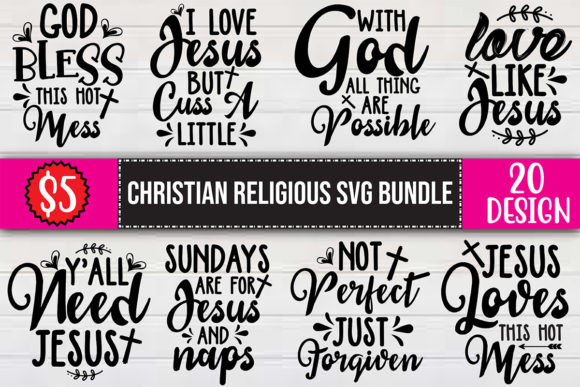 Christian Religious SVG Bundle: Practical Design Resources for Faith-Focused Projects