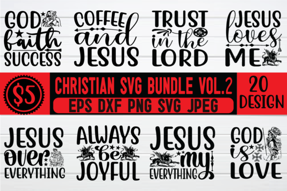 Christian SVG Bundle Vol 2: Versatile Design Resource