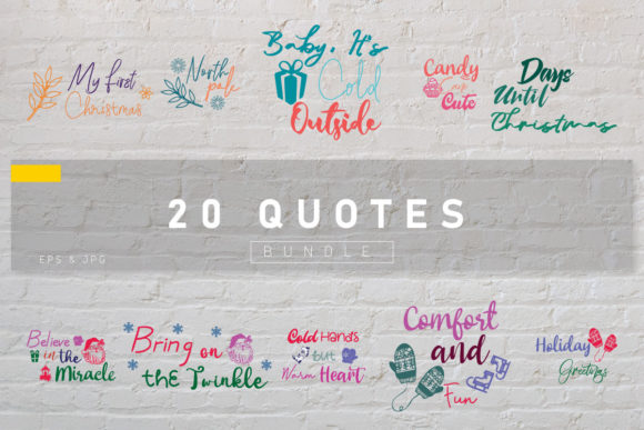 Christmas Quotes Bundle Vol.17
