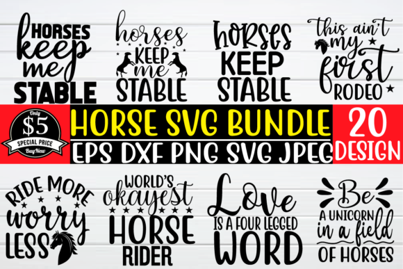 How a Horse SVG Bundle Streamlines Creative Projects and Design Workflows