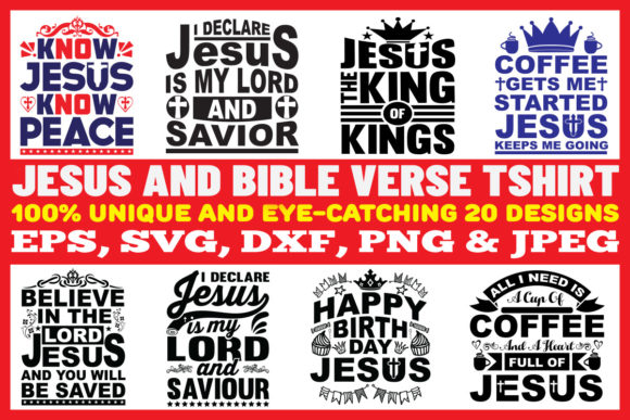 Jesus and Bible Verse Design Bundle