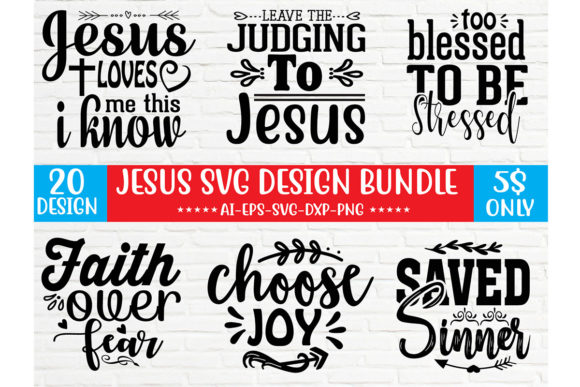 Jesus SVG Design Bundle: Faith-Focused Graphics for Creators