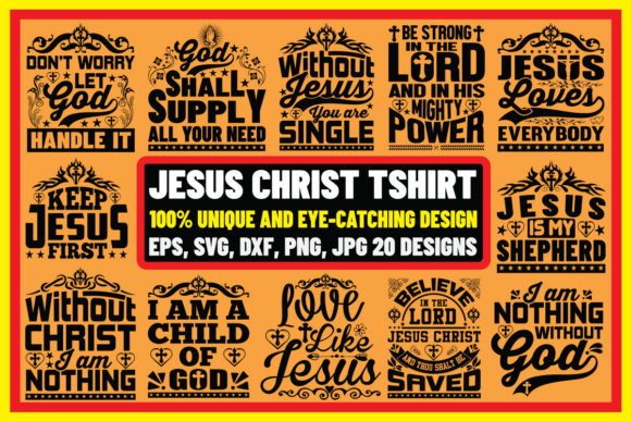 The Ultimate Guide to the Jesus Christ T-Shirt Design Bundle: Faith, Fashion, and Creative Expression
