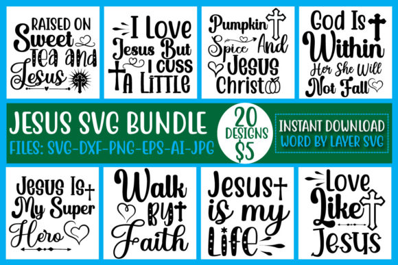 Unlocking the Power of Jesus SVG Bundle Vol.3 for Faith-Focused Creative Projects